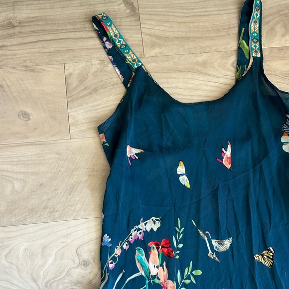 Johnny Was LINSU bias cut floral maxi dress - Picture 3 of 4